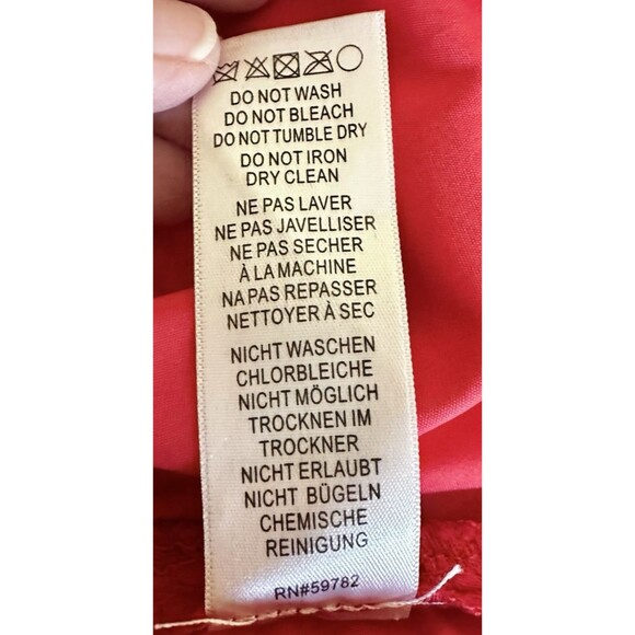 ADRIANNA PAPPELL Red Lace Ruched Exposed‎ Side Zip Stretch Bodycon Dress 8 US - Picture 13 of 13